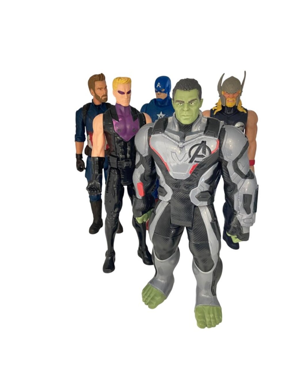 Marvel Avengers Hasbro Titan Hero 5 Figure Lot Hulk Thor Captain America